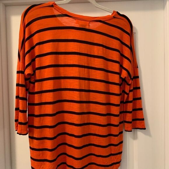 Velvet by Graham & Spencer Knit Pull-Over Top Size XS Oversized 3/4 Sleeves - Picture 3 of 6